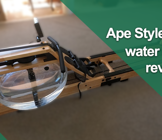 MightyApe’s Ape Style WR-7 Foldable Wooden Water Resistance Rowing Machine review Ape Style WR-7 water rower review