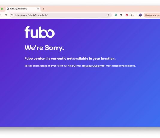 Fubo not working with VPN